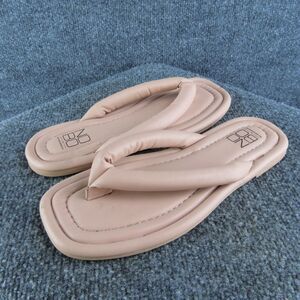 Nobo Women's No Boundaries Flip Flop Pink Synthetic‎ Size 7M Gently Used 2025